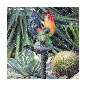 ZFNN Luces solares de gallo para decoración al aire libre_6