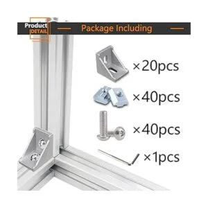 20 juegos de conectores de perfil de aluminio de la serie_2