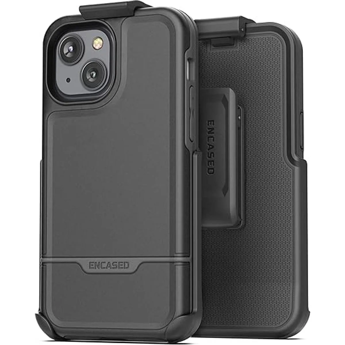 Encased Funda Rebel para iPhone 14 Plus con clip para_1