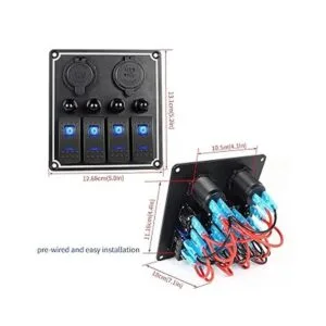 Panel de interruptor basculante de 12 V24 V panel de_2