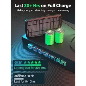 KYY Cadena de luces solares de 54 486 pies para_2