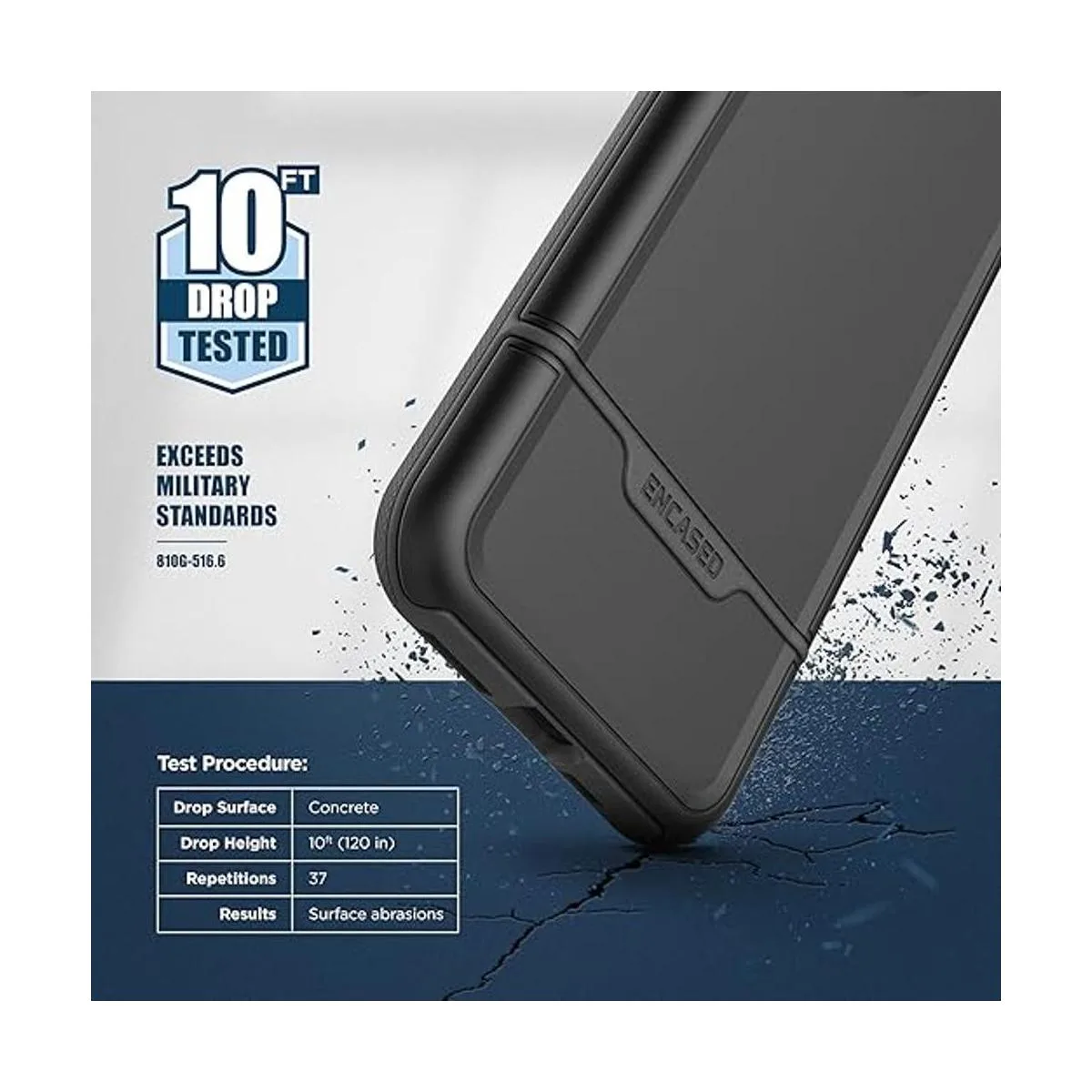 Encased Funda Rebel para iPhone 14 Plus con clip para_3