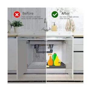 Under Sink Mats for Kitchen Waterproof Cut to Fit Under_3