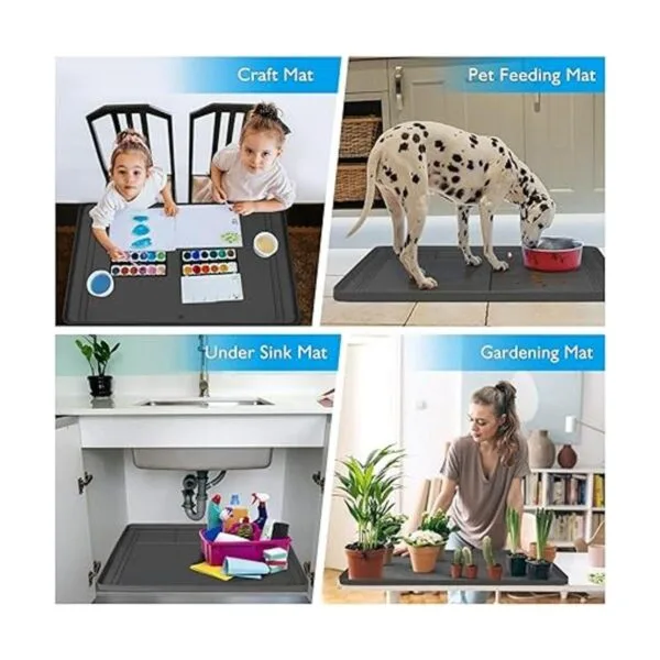 Under Sink Mats for Kitchen Waterproof Cut to Fit Under_6