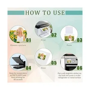 Flutesan 3 imanes cuadrados de sublimación en blanco de 3_3