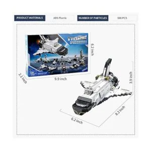 DADMCFD Kit de construcción de juguete de transbordador_5