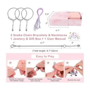 BOYIYUEQI Kit de fabricación de pulseras con dijes para_4