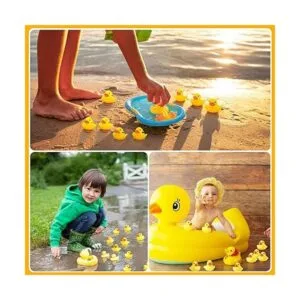 200 piezas de mini patos de goma a granel amarillo pequeño_6