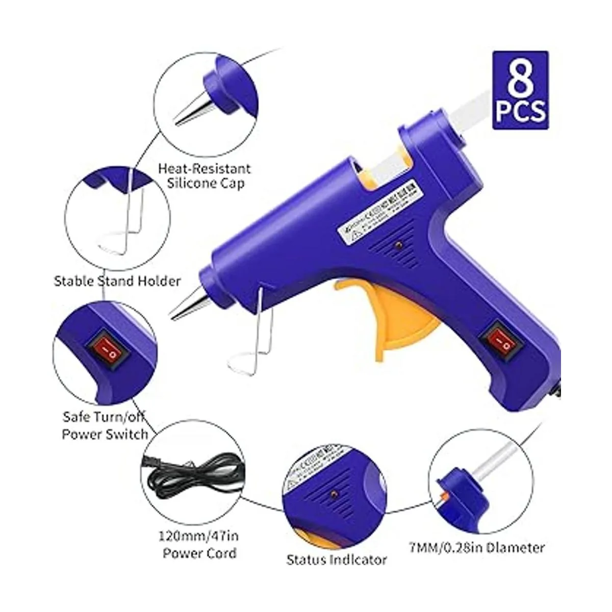 Juego de mini de pegamento caliente para proyectos_2