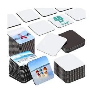 Flutesan 3 imanes cuadrados de sublimación en blanco de 3_1