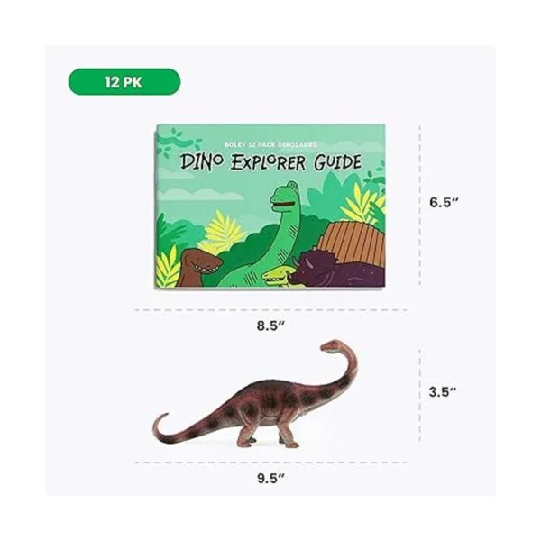 Boley dinosaurio juguete educativo paquete de 12 para_6