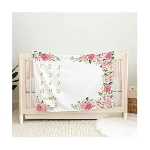 Manta mensual de hitos para bebé manta de hitos para_2