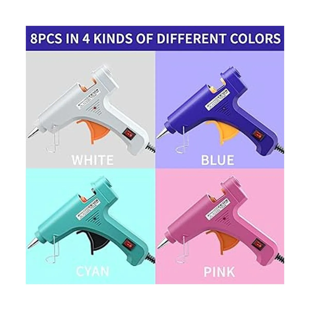 Juego de mini de pegamento caliente para proyectos_4