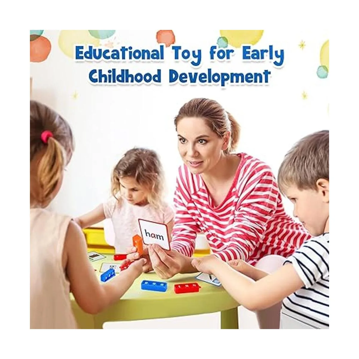 Aizweb CVC Juego de palabras mini tablero de juguetes_5