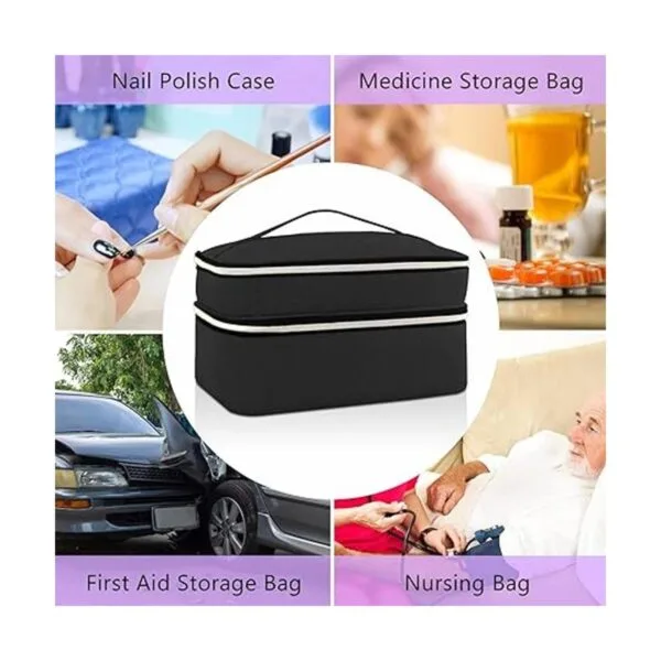 Sewing Supplies Organizer Bag DoubleLayer Sewing Box_6