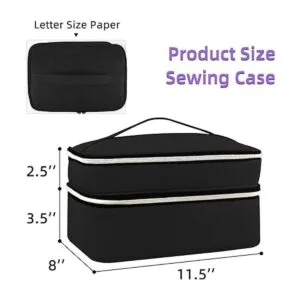 Sewing Supplies Organizer Bag DoubleLayer Sewing Box_7