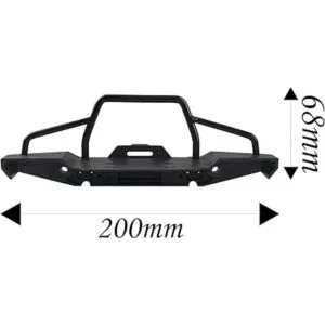 Vgoohobby Parachoques delantero de aluminio con faros LED_3