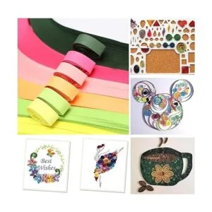 QTLCOHD 35 colores 4200 tiras de papel de quilling de_7