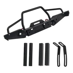 Vgoohobby Parachoques delantero de aluminio con faros LED_4