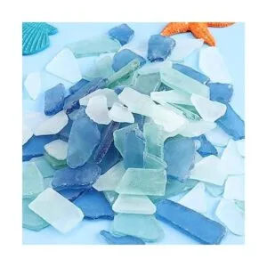 Cristal de mar de cobalto a granel piezas de vidrio de_1