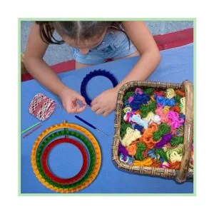 Olikraft Kit de herramientas de telar de tejer juego de_5