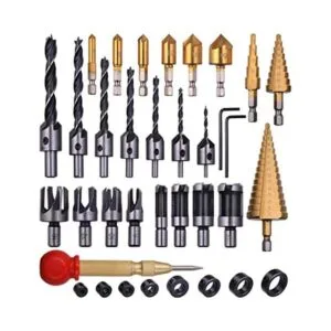 SHITIME Paquete de 34 herramientas de perforación de_1