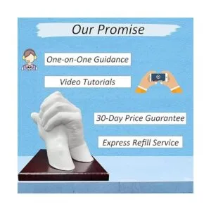 Godora Kit de moldeo de manos para parejas y actividades_3