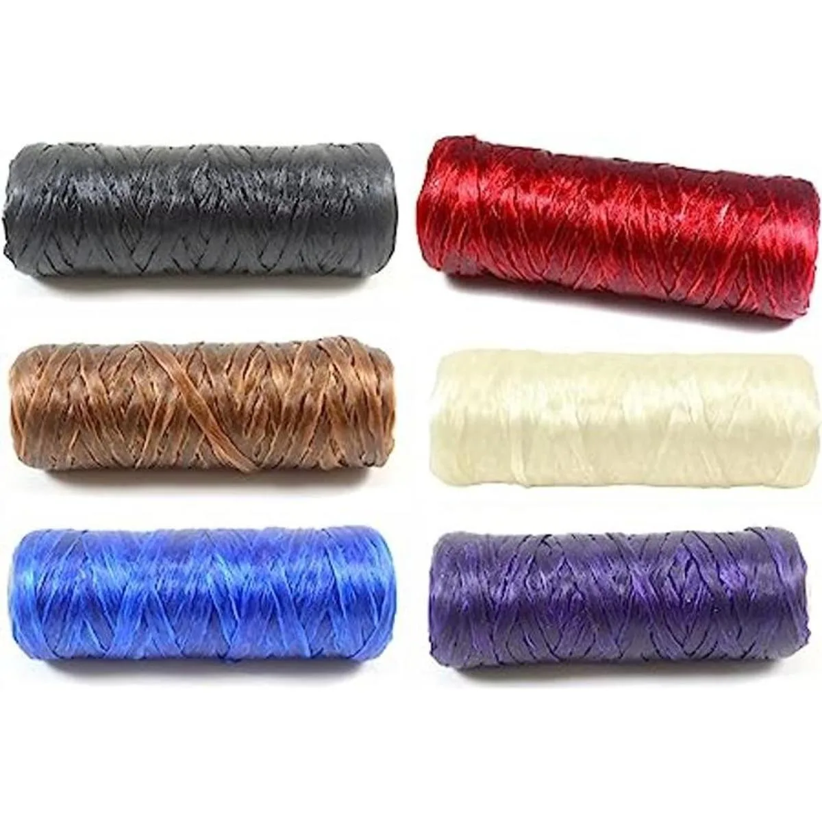 Kulay Bobbin Hilo de polietileno plano encerado con hilo_1