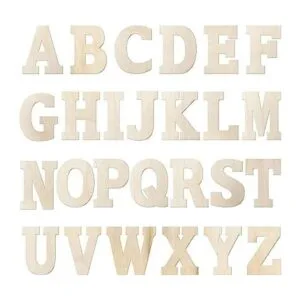 Letras de madera de 6 pulgadas 88 piezas manualidades_1