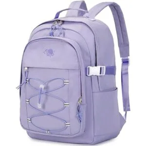 MIRLEWAIY Paillette Mochila escolar para adolescentes y_2