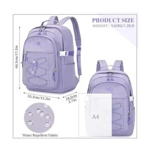 MIRLEWAIY Paillette Mochila escolar para adolescentes y_3
