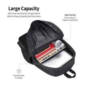 Mochila grande personalizada para laptop iPad Tablet_5