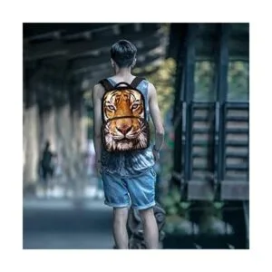 Animal School Bag Leopard School College Backpack_2