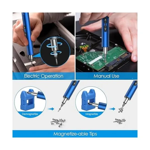 AMIR Electric Screwdriver for PC Building 28 IN 1 Small_7
