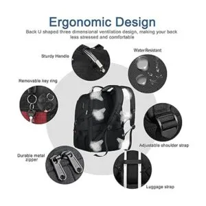 ZMGKISS Mochila de viaje para laptop mochila grande de_6