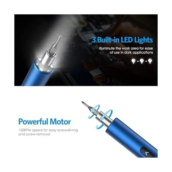 AMIR Electric Screwdriver for PC Building 28 IN 1 Small_4