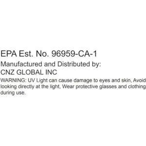 CNZ Bombilla ultravioleta germicida UVC de 18 vatios con_3
