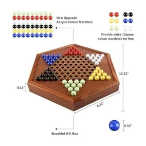 Damas chinas de madera de 12.7 pulgadas con cajones 12_5