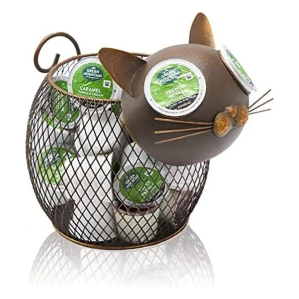 Aayla Diseño de gato novedoso para soporte de cápsulas de_1