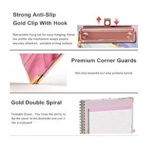 Ospelelf Portapapapeles con bloc de notas forrado_5