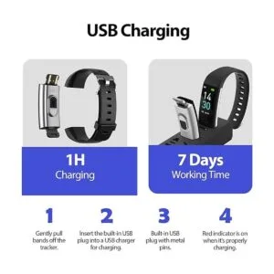 Portzon Fitness Tracker IP68 Waterproof Fitness Tracker_6