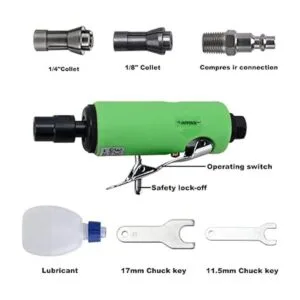 DOTOOL Kit de mini amoladora de aire de 14 de pulgada_6