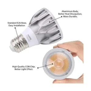 Bombillas LED PAR20 Familite 12 W luz foco regulable de_5
