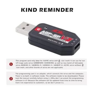 AGFRC Tarjeta de programador servo USB para Servos AGFRC_3