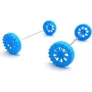 EUDAX 300 piezas de 1.181 in x 0.315 in rollo de plástico_7