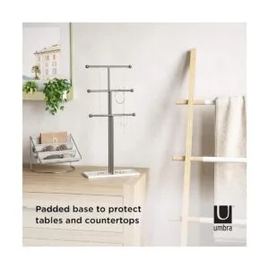Umbra Trigem Organizador de joyería de mesa con niveles_6