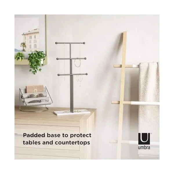 Umbra Trigem Organizador de joyería de mesa con niveles_6