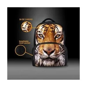 Animal School Bag Leopard School College Backpack_4