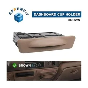 APPERFiT Soporte para vasos de salpicadero marrón para_2