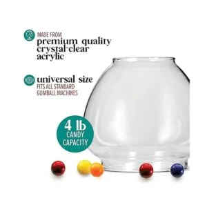 Gumball Machine Bola de repuesto acrílica para máquinas_5